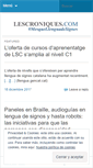Mobile Screenshot of lescroniques.com